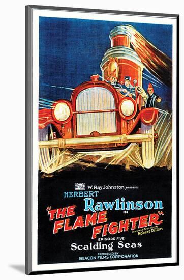 The Flame Fighter - 1925 III-null-Mounted Giclee Print