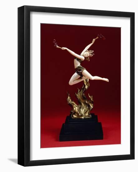 The Flame Leaper, Early 20th Century-Johann Philipp Ferdinand Preiss-Framed Giclee Print