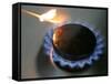 The Flame of a Gas Stove is Ignited in Bremen Germany-null-Framed Stretched Canvas