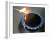 The Flame of a Gas Stove is Ignited in Bremen Germany-null-Framed Photographic Print