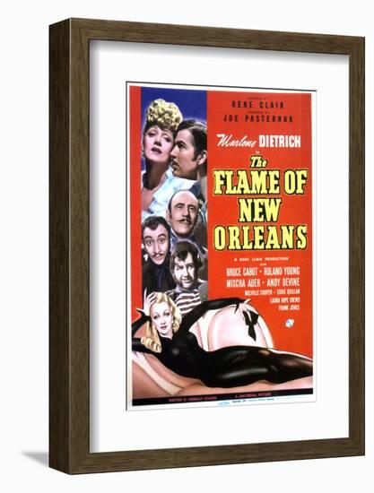 The Flame of New Orleans - Movie Poster Reproduction-null-Framed Photo