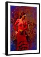 The Flamenco Dancer-Steven Boone-Framed Photographic Print