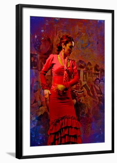 The Flamenco Dancer-Steven Boone-Framed Photographic Print