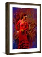 The Flamenco Dancer-Steven Boone-Framed Photographic Print