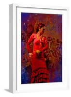 The Flamenco Dancer-Steven Boone-Framed Photographic Print