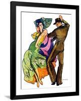 "The Flamenco,"February 1, 1930-McClelland Barclay-Framed Giclee Print