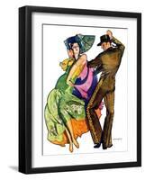 "The Flamenco,"February 1, 1930-McClelland Barclay-Framed Giclee Print