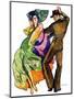 "The Flamenco,"February 1, 1930-McClelland Barclay-Mounted Premium Giclee Print