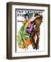 "The Flamenco," Saturday Evening Post Cover, February 1, 1930-McClelland Barclay-Framed Giclee Print