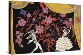 The Flamenco-Georges Barbier-Stretched Canvas