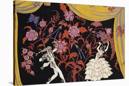 The Flamenco-Georges Barbier-Stretched Canvas