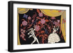 The Flamenco-Georges Barbier-Framed Giclee Print