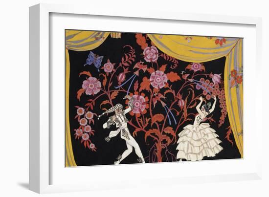 The Flamenco-Georges Barbier-Framed Giclee Print