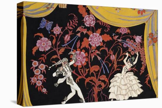 The Flamenco-Georges Barbier-Stretched Canvas