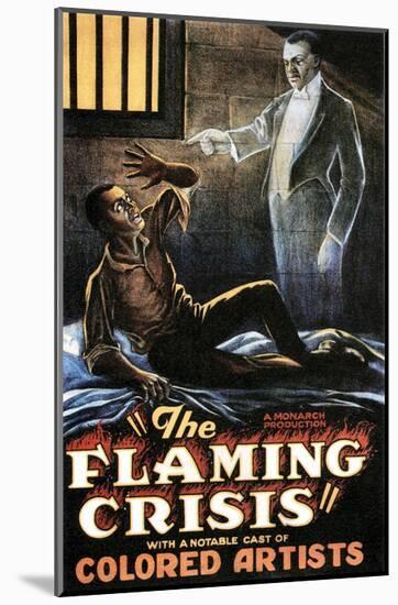 The Flaming Crisis - 1924-null-Mounted Giclee Print