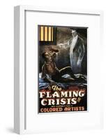 The Flaming Crisis - 1924-null-Framed Giclee Print