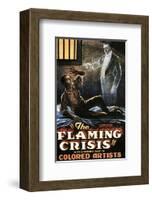 The Flaming Crisis - 1924-null-Framed Giclee Print