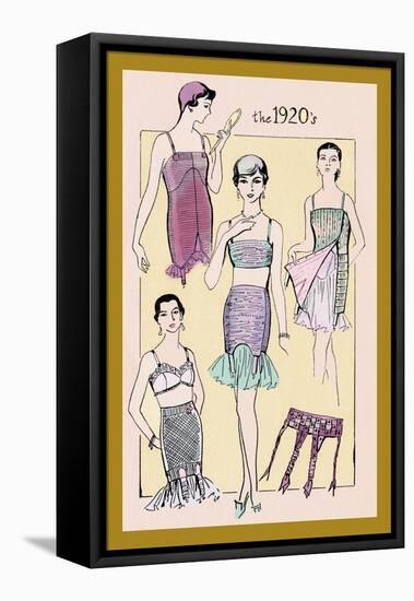 The Flapper's Girdle-null-Framed Stretched Canvas