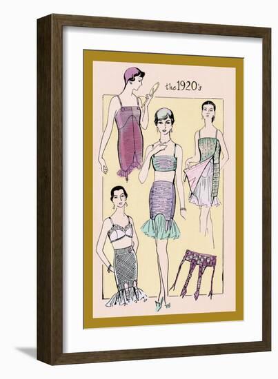 The Flapper's Girdle-null-Framed Art Print