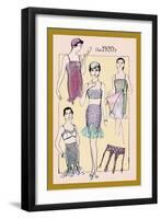 The Flapper's Girdle-null-Framed Art Print