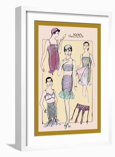 The Flapper's Girdle-null-Framed Art Print