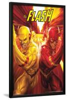 The Flash- Racing In Opposition-null-Lamina Framed Poster