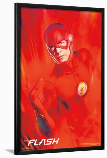 The Flash- Red Shift-null-Lamina Framed Poster