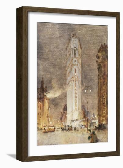 The Flat Iron Building, New York-Colin Campbell Cooper-Framed Giclee Print