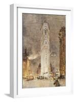 The Flat Iron Building, New York-Colin Campbell Cooper-Framed Giclee Print