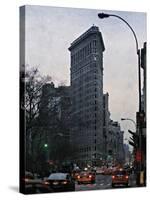 The Flatiron at Dusk-Pete Kelly-Stretched Canvas