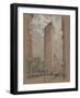 The Flatiron Building from Fifth Avenue and Twenty-Seventh Street, New York City-Joseph Pennell-Framed Giclee Print