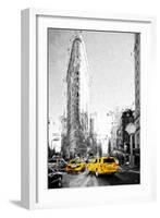 The Flatiron Building II - In the Style of Oil Painting-Philippe Hugonnard-Framed Giclee Print