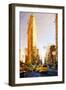 The Flatiron Building - In the Style of Oil Painting-Philippe Hugonnard-Framed Giclee Print