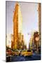 The Flatiron Building - In the Style of Oil Painting-Philippe Hugonnard-Mounted Giclee Print