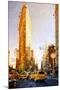 The Flatiron Building - In the Style of Oil Painting-Philippe Hugonnard-Mounted Giclee Print