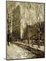 The Flatiron Building, New York, 1903-1905-Ernest Lawson-Mounted Giclee Print