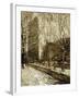 The Flatiron Building, New York, 1903-1905-Ernest Lawson-Framed Premium Giclee Print