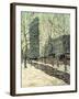 The Flatiron Building, New York, C.1903-05-Ernest Lawson-Framed Giclee Print