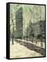 The Flatiron Building, New York, C.1903-05-Ernest Lawson-Framed Stretched Canvas