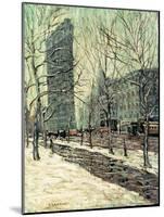 The Flatiron Building, New York, C.1903-05-Ernest Lawson-Mounted Giclee Print