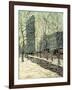 The Flatiron Building, New York, C.1903-05-Ernest Lawson-Framed Giclee Print