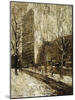 The Flatiron Building, New York-Ernest Lawson-Mounted Giclee Print