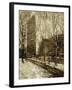 The Flatiron Building, New York-Ernest Lawson-Framed Premium Giclee Print