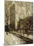 The Flatiron Building, New York-Ernest Lawson-Mounted Premium Giclee Print