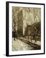 The Flatiron Building, New York-Ernest Lawson-Framed Giclee Print