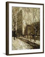 The Flatiron Building, New York-Ernest Lawson-Framed Giclee Print