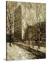 The Flatiron Building, New York-Ernest Lawson-Stretched Canvas