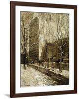 The Flatiron Building, New York-Ernest Lawson-Framed Giclee Print