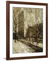 The Flatiron Building, New York-Ernest Lawson-Framed Giclee Print