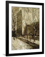 The Flatiron Building, New York-Ernest Lawson-Framed Giclee Print